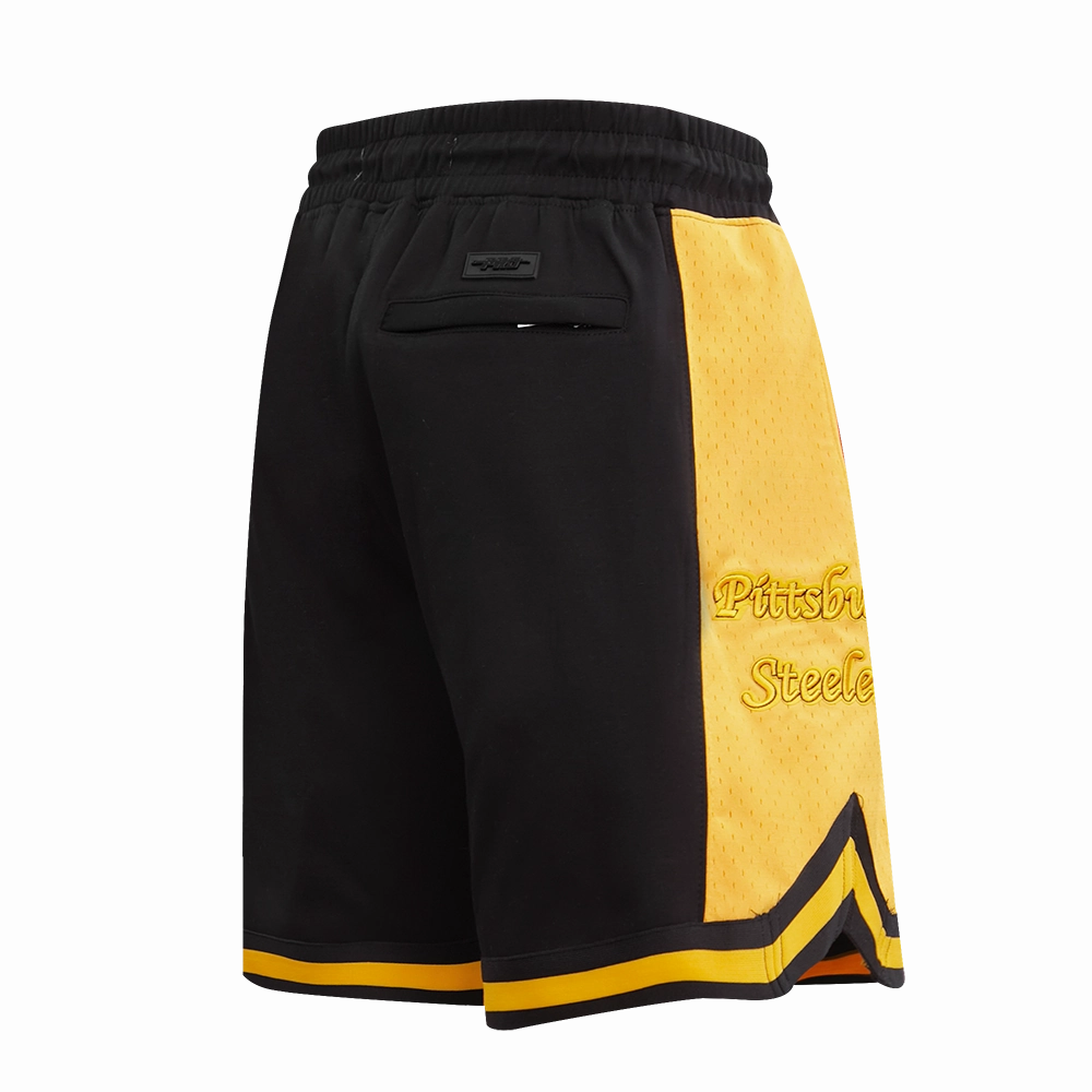 NFL PITTSBURGH STEELERS RETRO CLASSIC MEN'S 2.0 SHORT (BLACK/YELLOW)