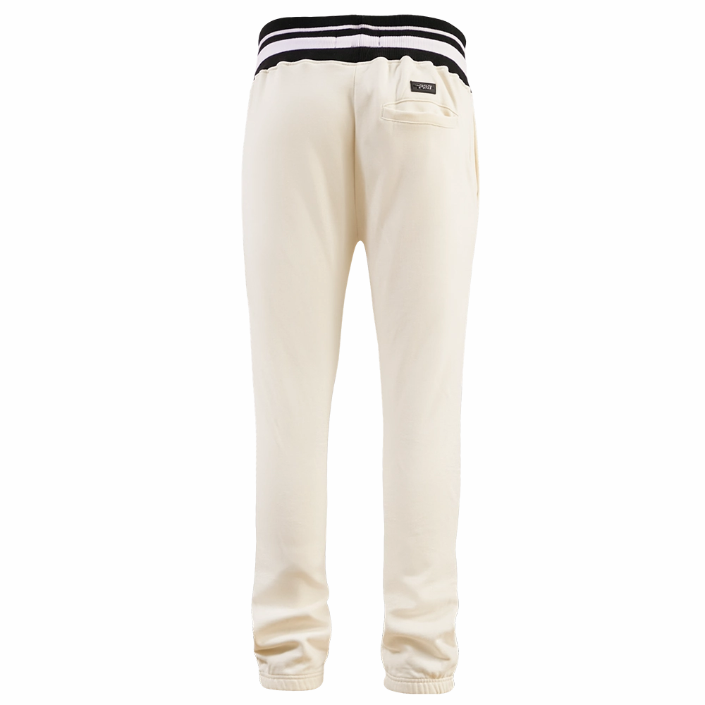 NFL PITTSBURGH STEELERS RETRO CLASSIC MEN'S SWEATPANT (EGGSHELL/ BLACK)