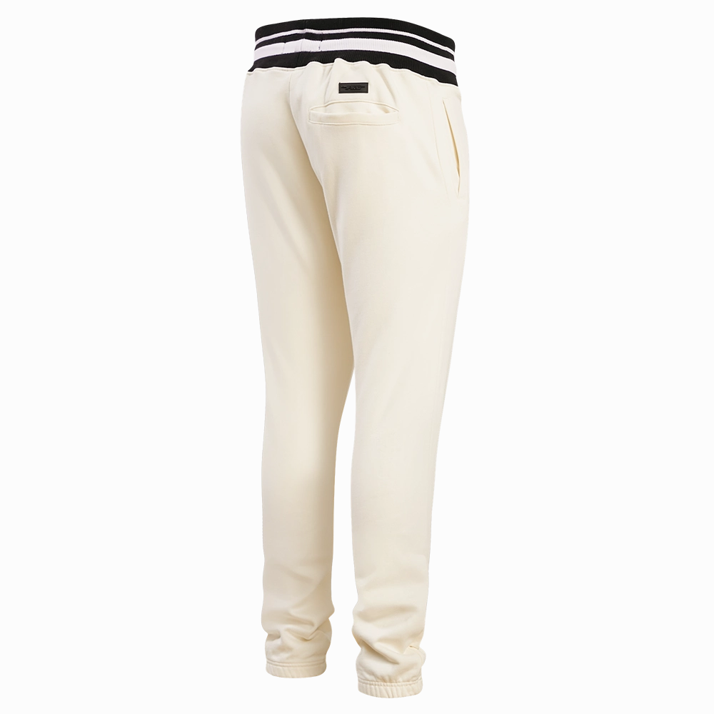 NFL PITTSBURGH STEELERS RETRO CLASSIC MEN'S SWEATPANT (EGGSHELL/ BLACK)