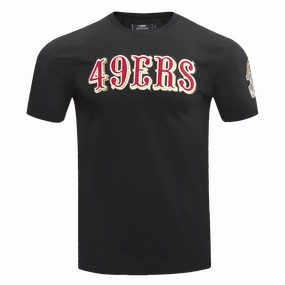 NFL SAN FRANCISCO 49ERS CLASSIC CHENILLE   TEE (BLACK)