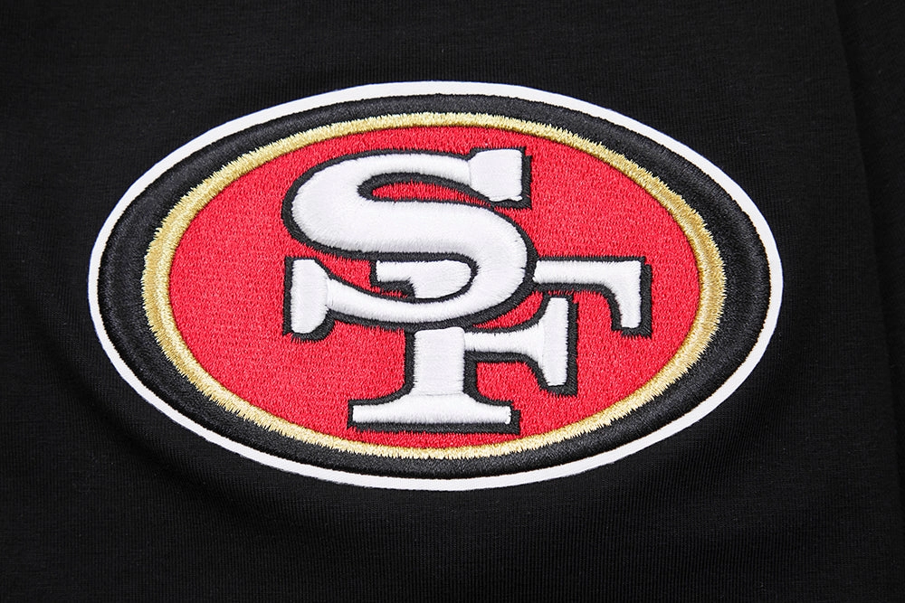 NFL SAN FRANCISCO 49ERS CLASSIC CHENILLE   TEE (BLACK)