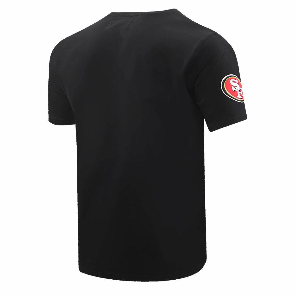 NFL SAN FRANCISCO 49ERS CLASSIC CHENILLE   TEE (BLACK)