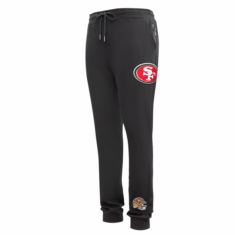NFL SAN FRANCISCO 49ERS CLASSIC CHENILLE DK JOGGER (BLACK)