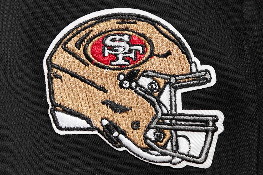 NFL SAN FRANCISCO 49ERS CLASSIC CHENILLE DK JOGGER (BLACK)