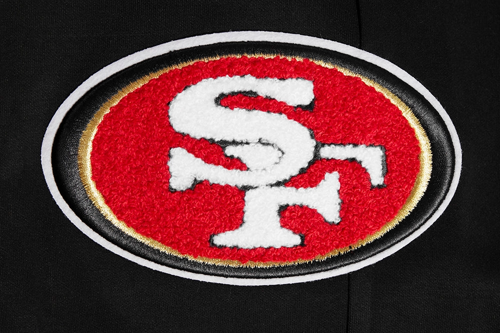 NFL SAN FRANCISCO 49ERS CLASSIC CHENILLE DK JOGGER (BLACK)