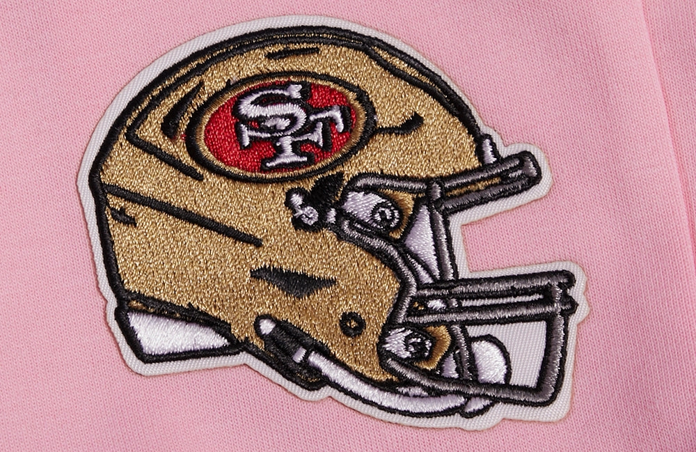 NFL SAN FRANCISCO 49ERS CLASSIC CHENILLE DK JOGGER (PINK)
