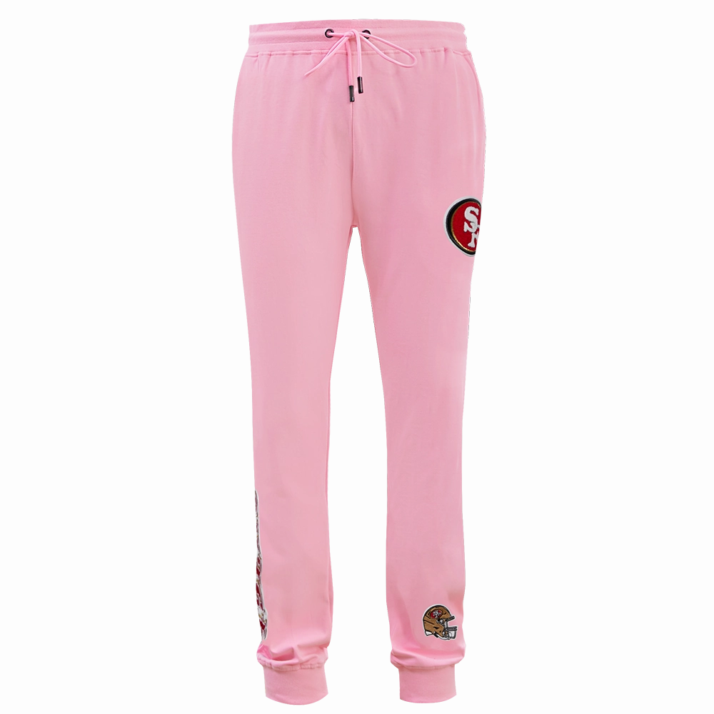 NFL SAN FRANCISCO 49ERS CLASSIC CHENILLE DK JOGGER (PINK)