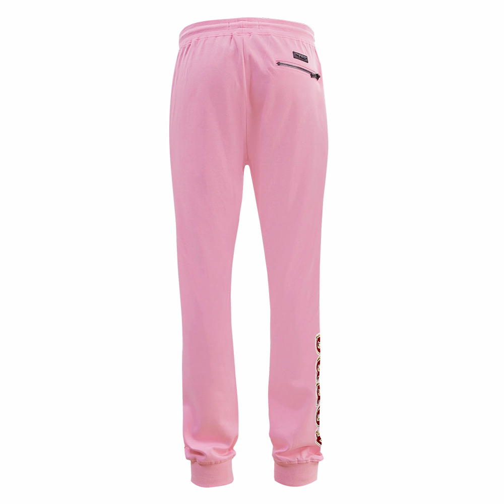 NFL SAN FRANCISCO 49ERS CLASSIC CHENILLE DK JOGGER (PINK)