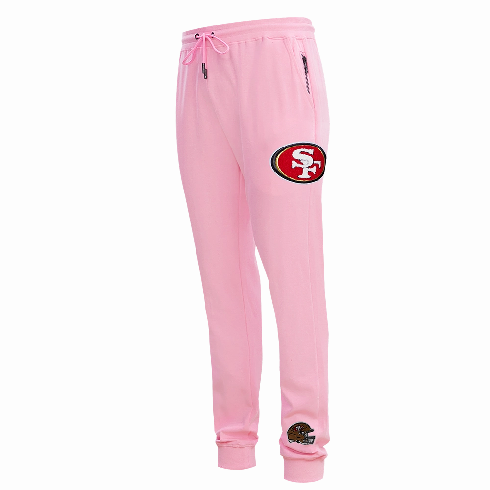NFL SAN FRANCISCO 49ERS CLASSIC CHENILLE DK JOGGER (PINK)