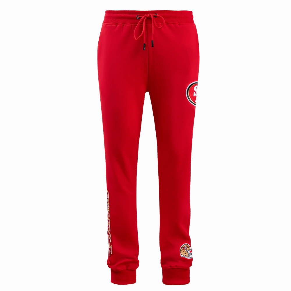 NFL SAN FRANCISCO 49ERS CLASSIC CHENILLE DK JOGGER (RED)