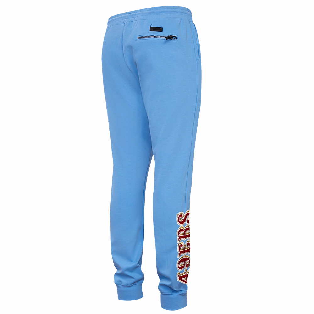 NFL SAN FRANCISCO 49ERS CLASSIC CHENILLE DK JOGGER (UNIVERSITY BLUE)