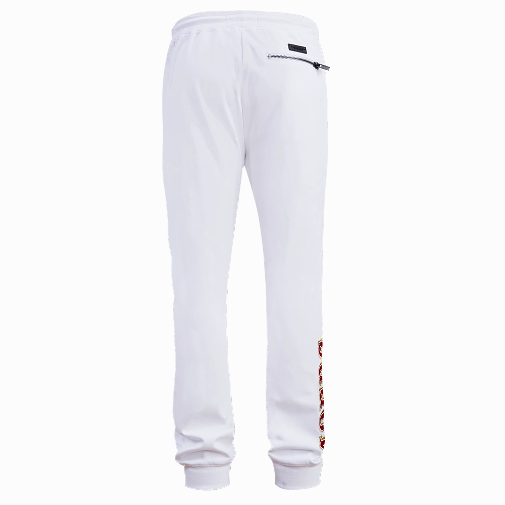 NFL SAN FRANCISCO 49ERS CLASSIC CHENILLE DK JOGGER (WHITE)