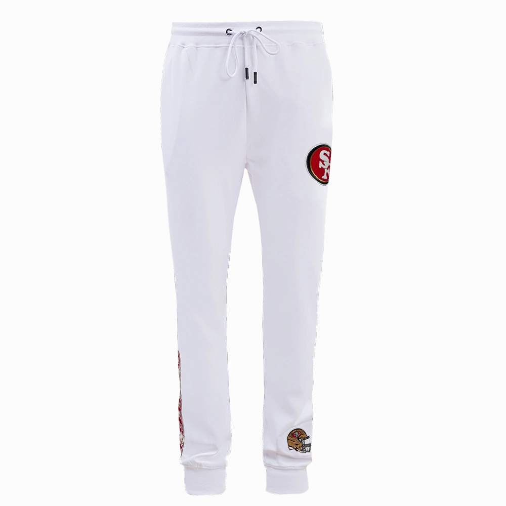 NFL SAN FRANCISCO 49ERS CLASSIC CHENILLE DK JOGGER (WHITE)