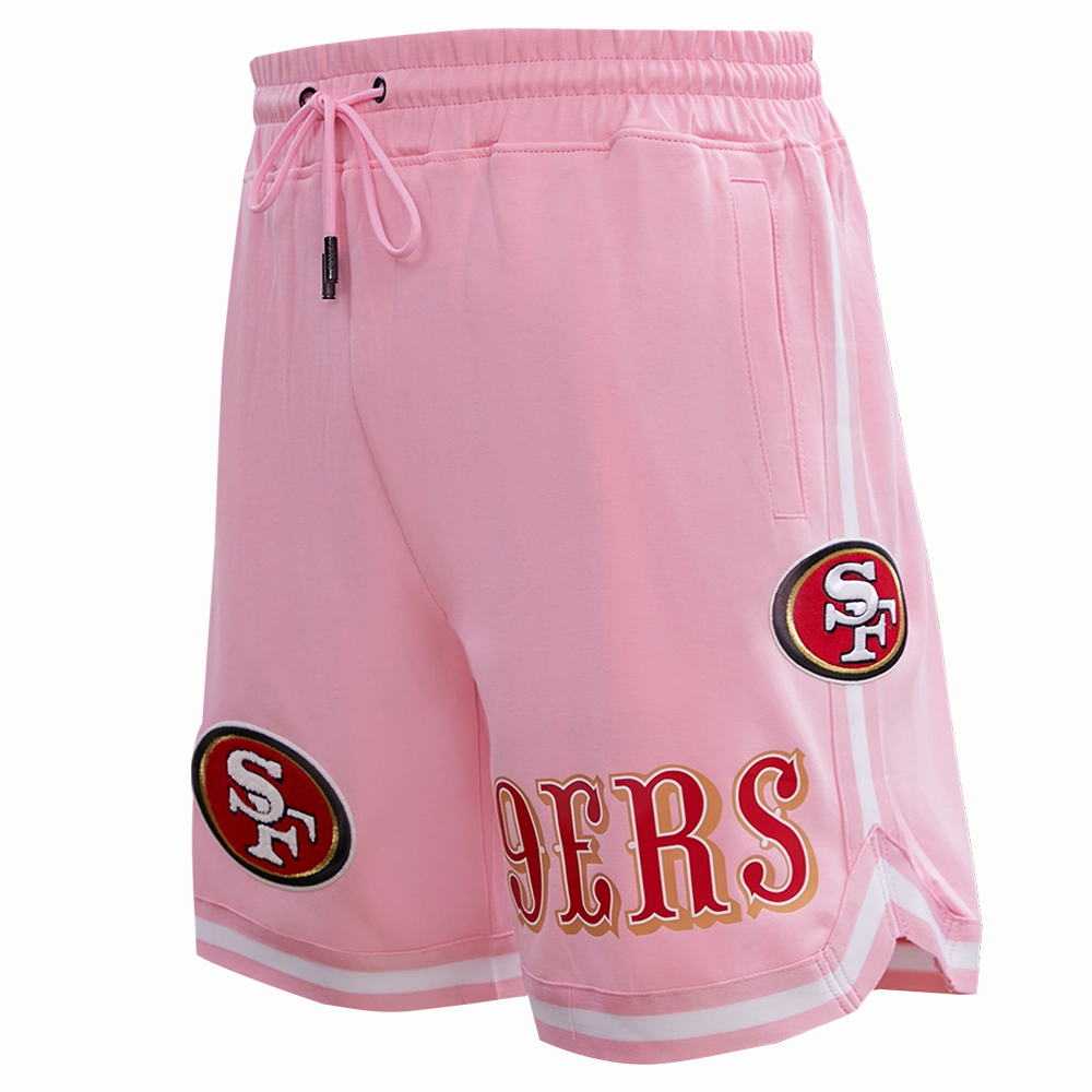 NFL SAN FRANCISCO 49ERS CLASSIC CHENILLE DK SHORT (PINK)