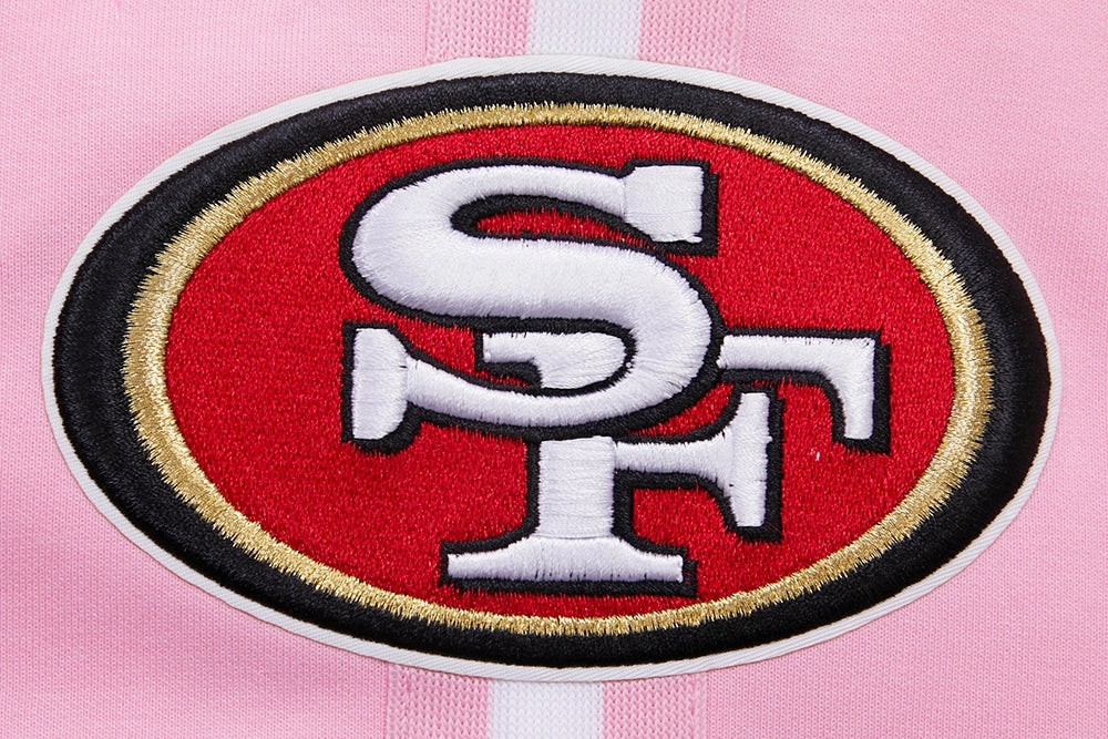 NFL SAN FRANCISCO 49ERS CLASSIC CHENILLE DK SHORT (PINK)