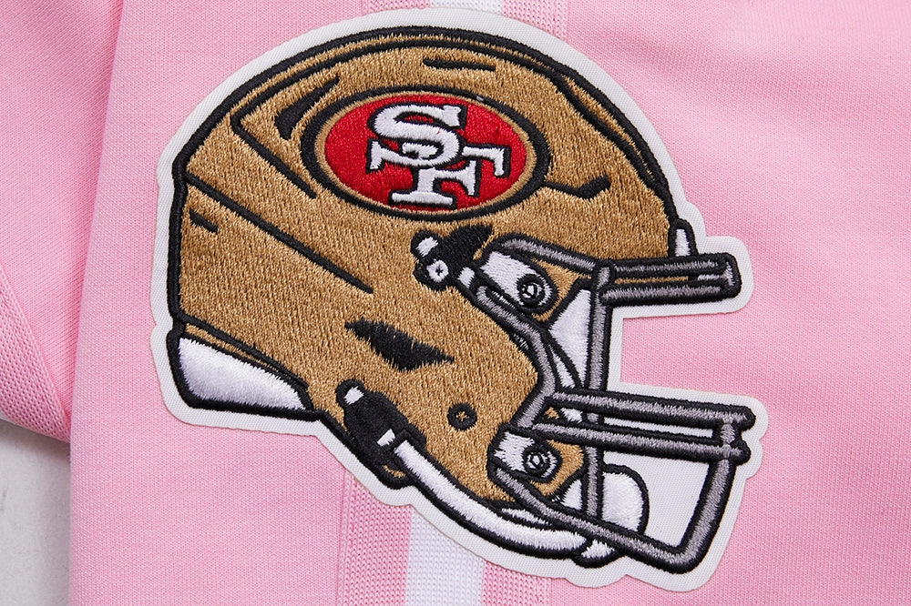 NFL SAN FRANCISCO 49ERS CLASSIC CHENILLE DK SHORT (PINK)