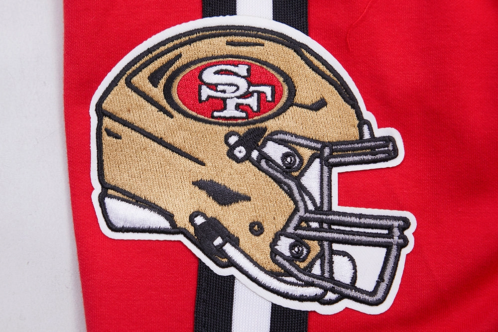 NFL SAN FRANCISCO 49ERS CLASSIC CHENILLE DK SHORT (RED)