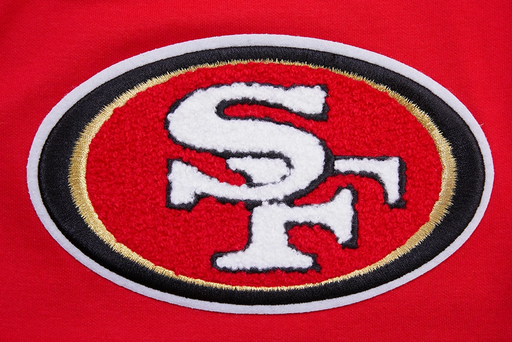 NFL SAN FRANCISCO 49ERS CLASSIC CHENILLE DK SHORT (RED)