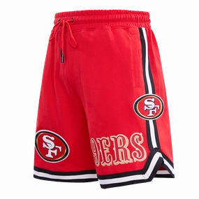 NFL SAN FRANCISCO 49ERS CLASSIC CHENILLE DK SHORT (RED)