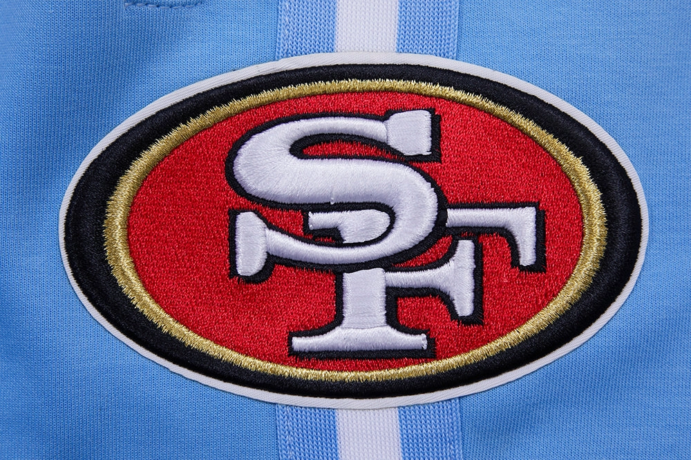 NFL SAN FRANCISCO 49ERS CLASSIC CHENILLE DK SHORT (UNIVERSITY BLUE)