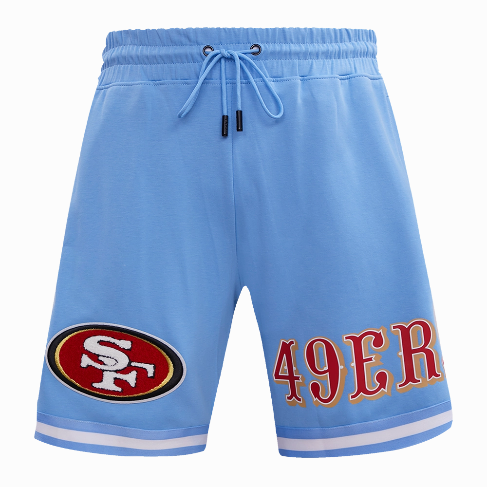 NFL SAN FRANCISCO 49ERS CLASSIC CHENILLE DK SHORT (UNIVERSITY BLUE)