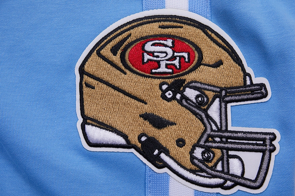 NFL SAN FRANCISCO 49ERS CLASSIC CHENILLE DK SHORT (UNIVERSITY BLUE)