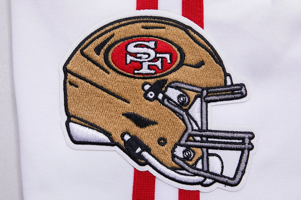 NFL SAN FRANCISCO 49ERS CLASSIC CHENILLE DK SHORT (WHITE)