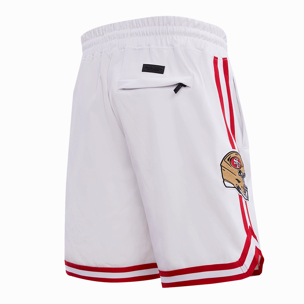 NFL SAN FRANCISCO 49ERS CLASSIC CHENILLE DK SHORT (WHITE)