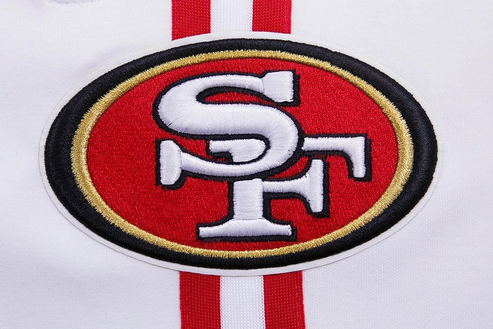 NFL SAN FRANCISCO 49ERS CLASSIC CHENILLE DK SHORT (WHITE)