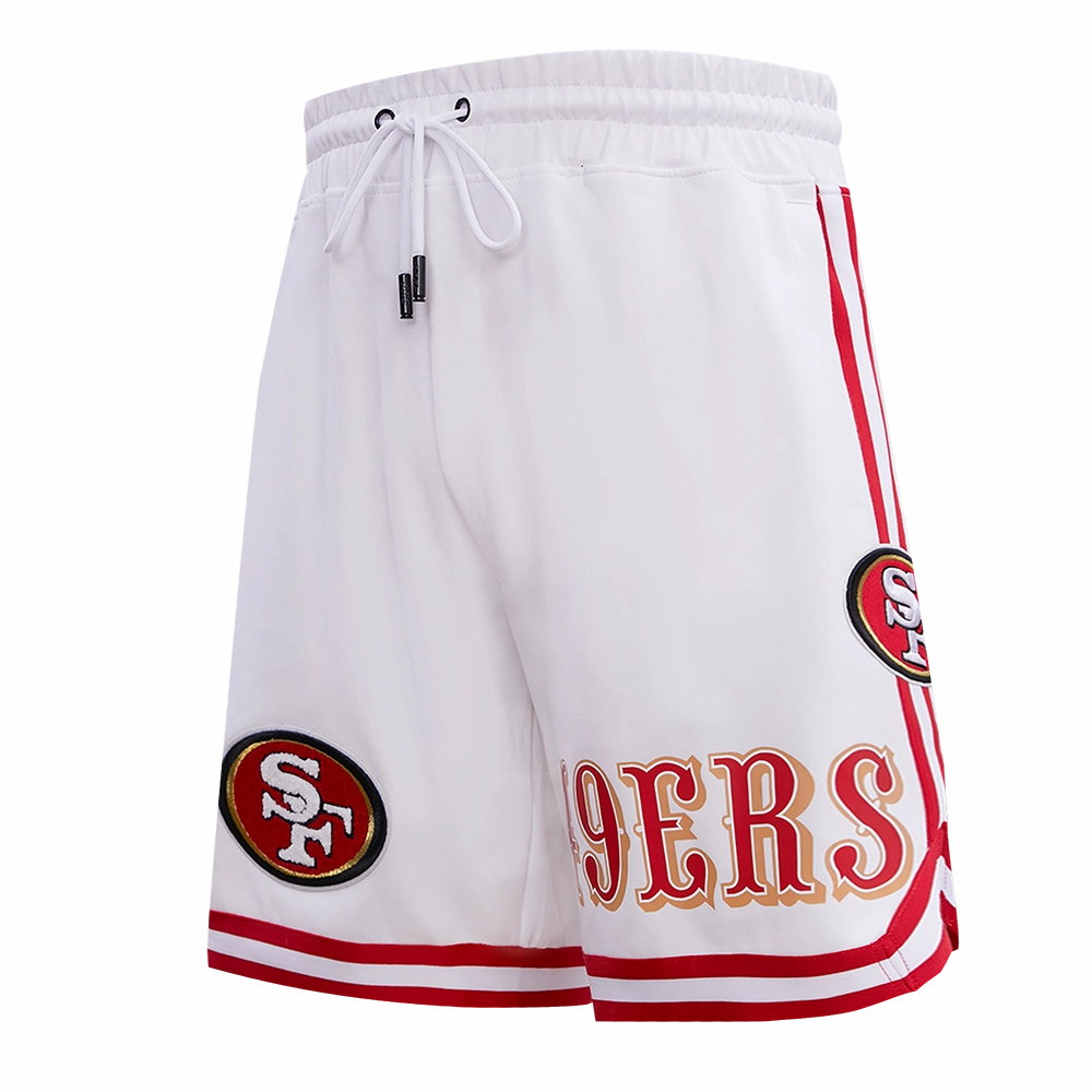 NFL SAN FRANCISCO 49ERS CLASSIC CHENILLE DK SHORT (WHITE)