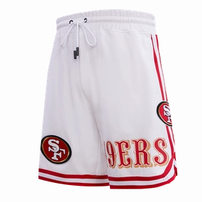 NFL SAN FRANCISCO 49ERS CLASSIC CHENILLE DK SHORT (WHITE)
