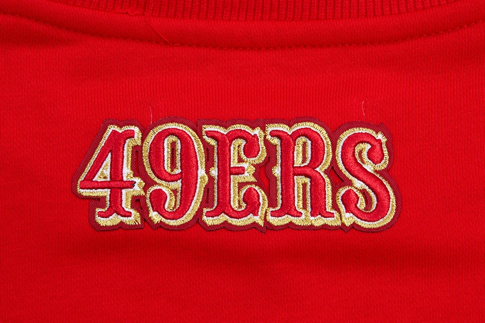 NFL SAN FRANCISCO 49ERS CLASSIC FLEECE CREWNECK (RED)