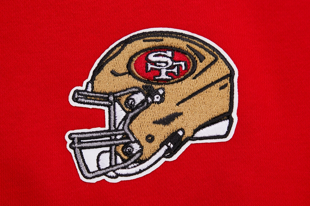 NFL SAN FRANCISCO 49ERS CLASSIC FLEECE CREWNECK (RED)