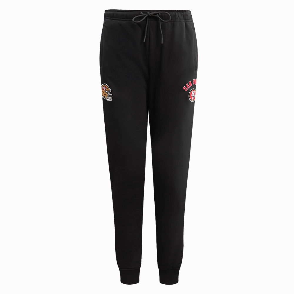NFL SAN FRANCISCO 49ERS CLASSIC FLEECE SWEATPANT (BLACK)
