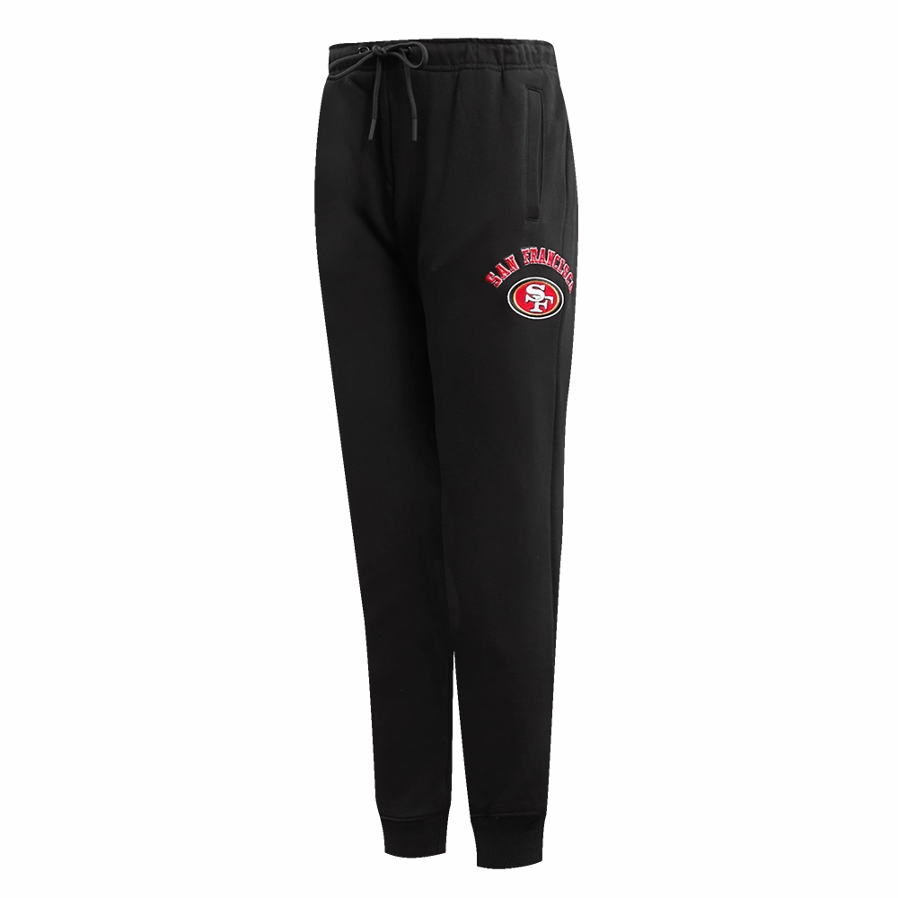 NFL SAN FRANCISCO 49ERS CLASSIC FLEECE SWEATPANT (BLACK)