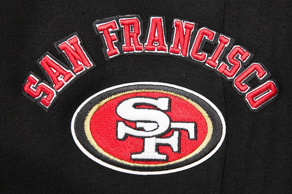 NFL SAN FRANCISCO 49ERS CLASSIC FLEECE SWEATPANT (BLACK)
