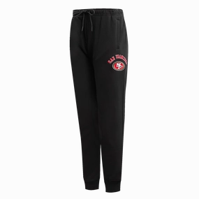 NFL SAN FRANCISCO 49ERS CLASSIC FLEECE SWEATPANT (BLACK)