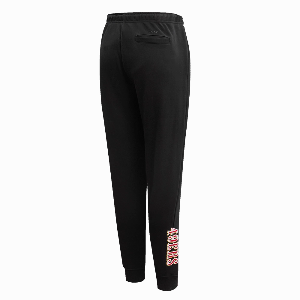 NFL SAN FRANCISCO 49ERS CLASSIC FLEECE SWEATPANT (BLACK)