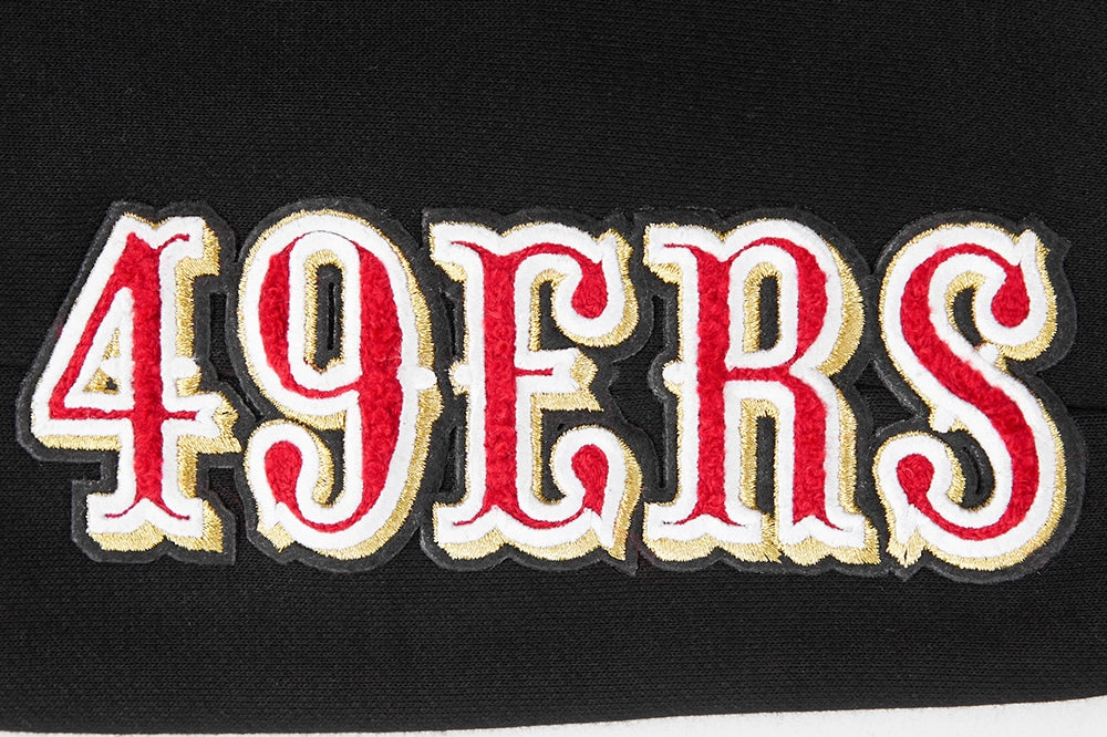 NFL SAN FRANCISCO 49ERS CLASSIC FLEECE SWEATPANT (BLACK)