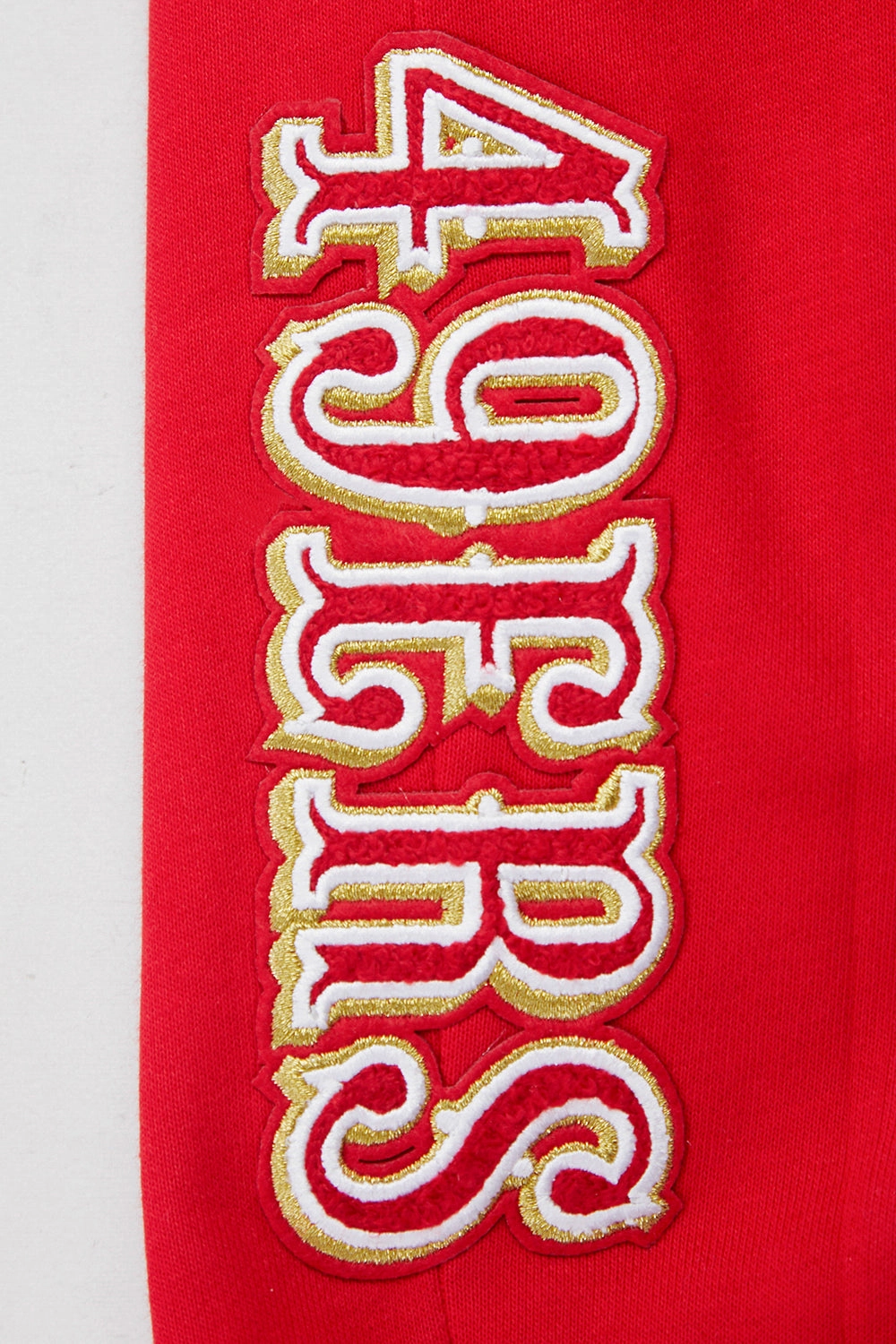 NFL SAN FRANCISCO 49ERS CLASSIC FLEECE SWEATPANT (RED/WHITE)