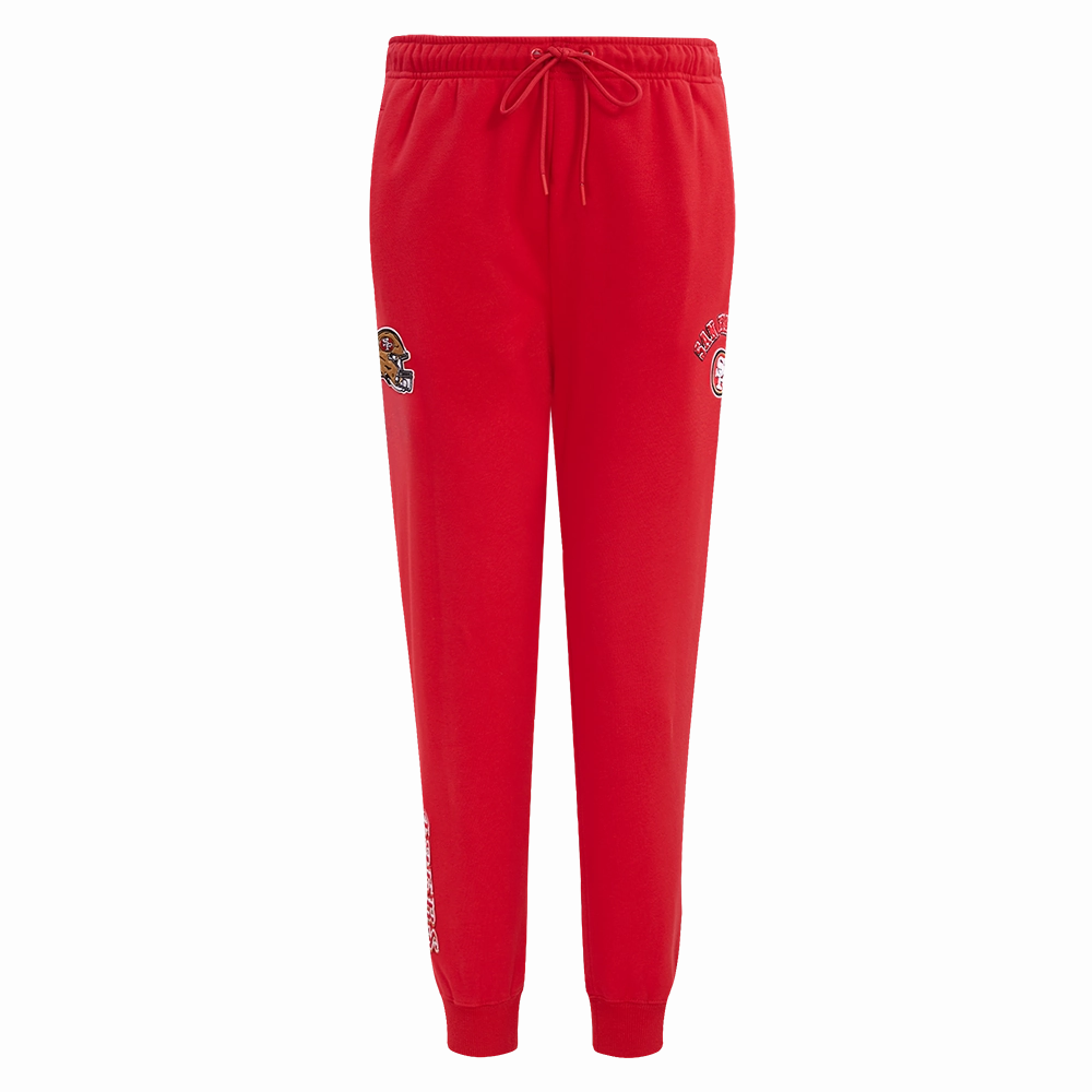 NFL SAN FRANCISCO 49ERS CLASSIC FLEECE SWEATPANT (RED/WHITE)