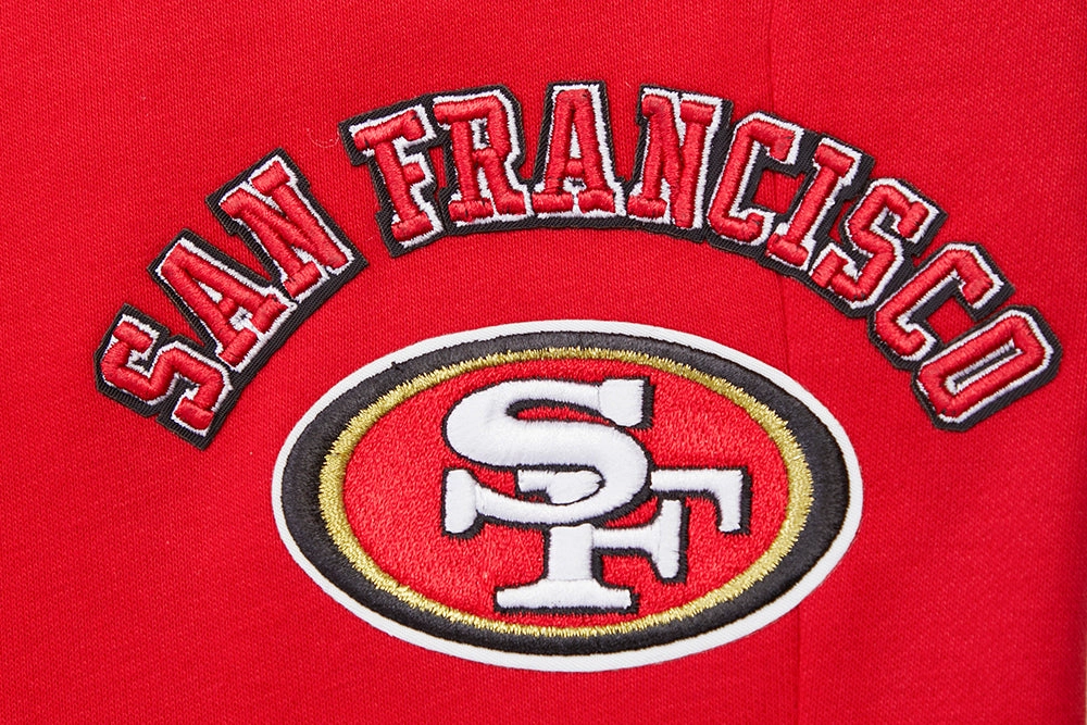NFL SAN FRANCISCO 49ERS CLASSIC FLEECE SWEATPANT (RED/WHITE)