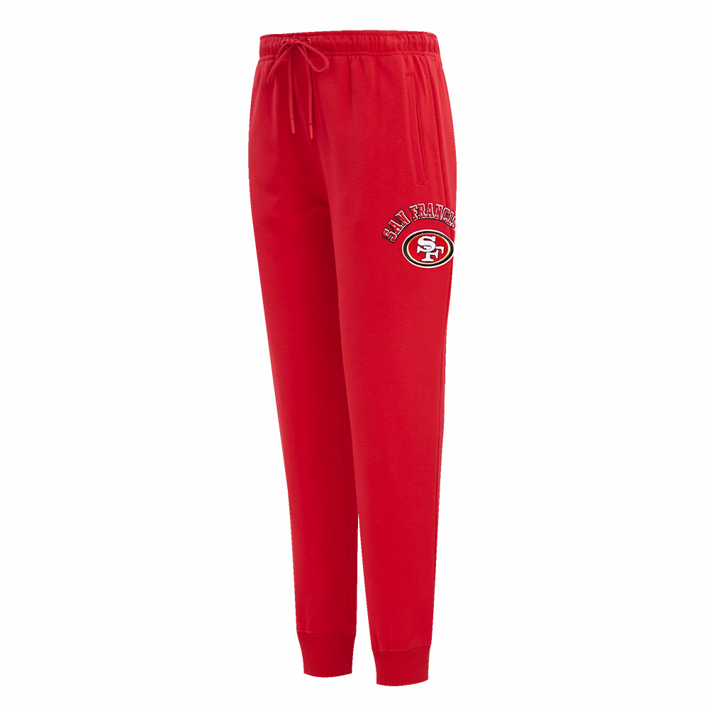 NFL SAN FRANCISCO 49ERS CLASSIC FLEECE SWEATPANT (RED/WHITE)