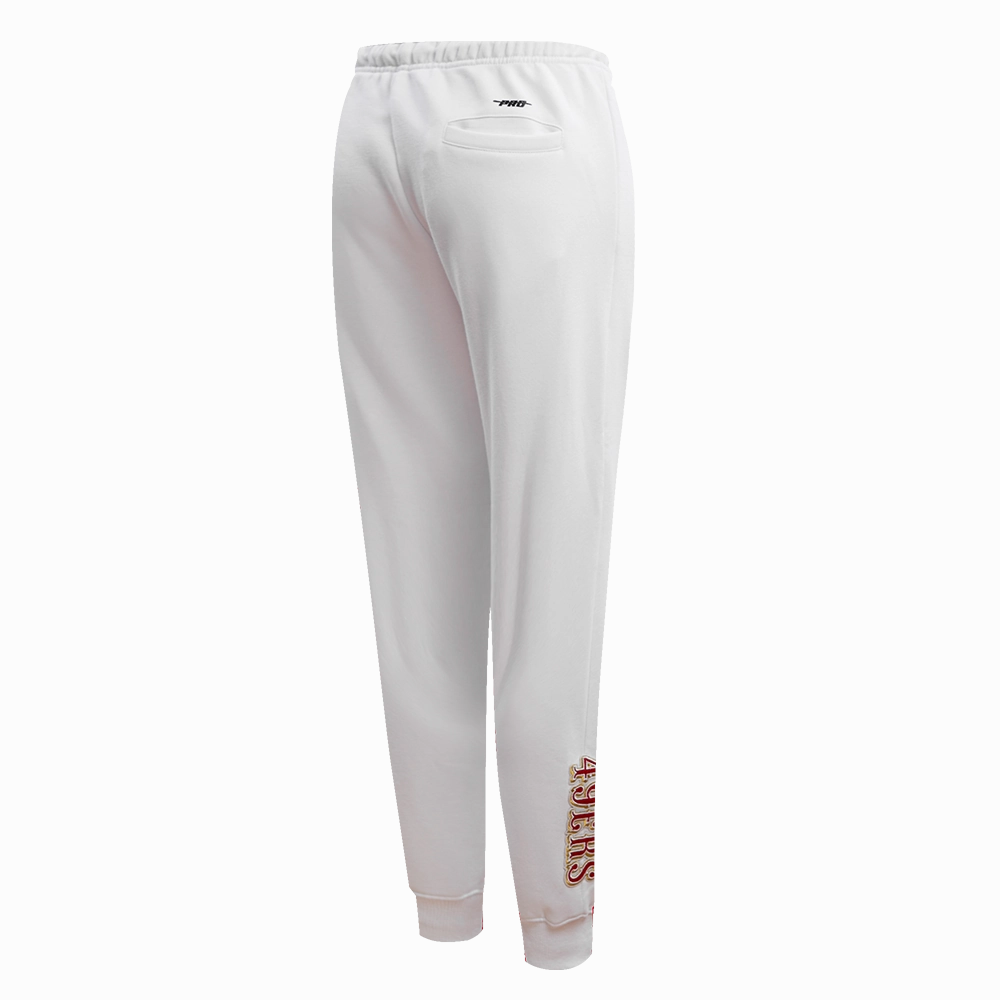 NFL SAN FRANCISCO 49ERS CLASSIC FLEECE SWEATPANT (WHITE)