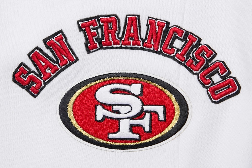 NFL SAN FRANCISCO 49ERS CLASSIC FLEECE SWEATPANT (WHITE)