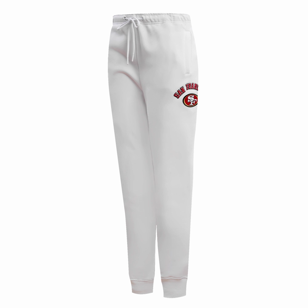 NFL SAN FRANCISCO 49ERS CLASSIC FLEECE SWEATPANT (WHITE)