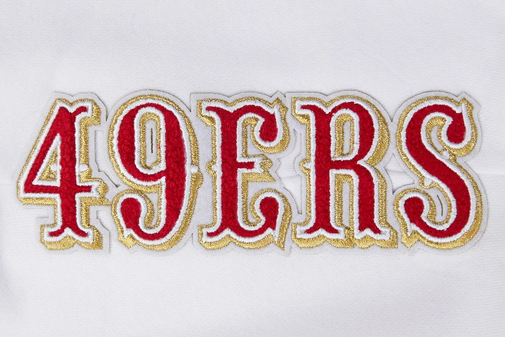 NFL SAN FRANCISCO 49ERS CLASSIC FLEECE SWEATPANT (WHITE)