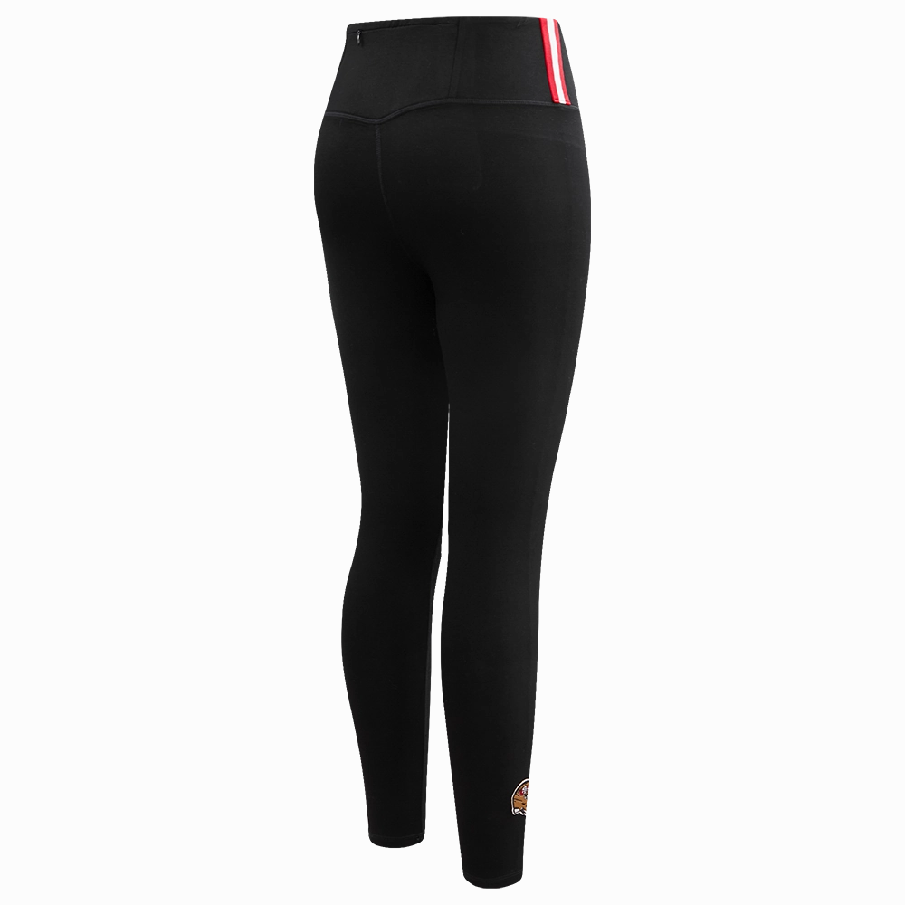 NFL SAN FRANCISCO 49ERS CLASSIC JERSEY LEGGING (BLACK)
