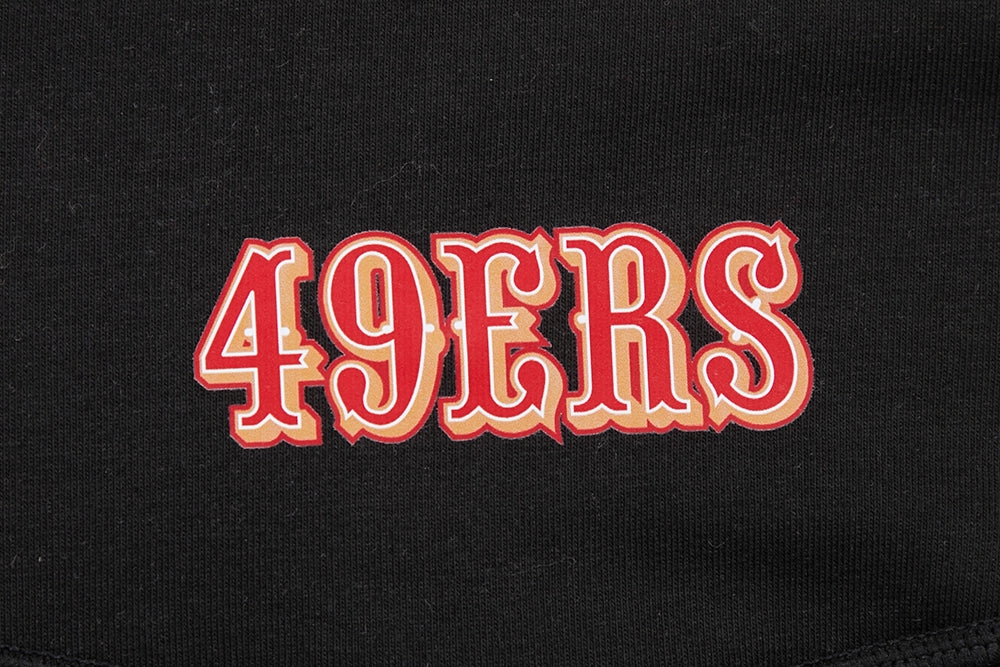 NFL SAN FRANCISCO 49ERS CLASSIC JERSEY LEGGING (BLACK)