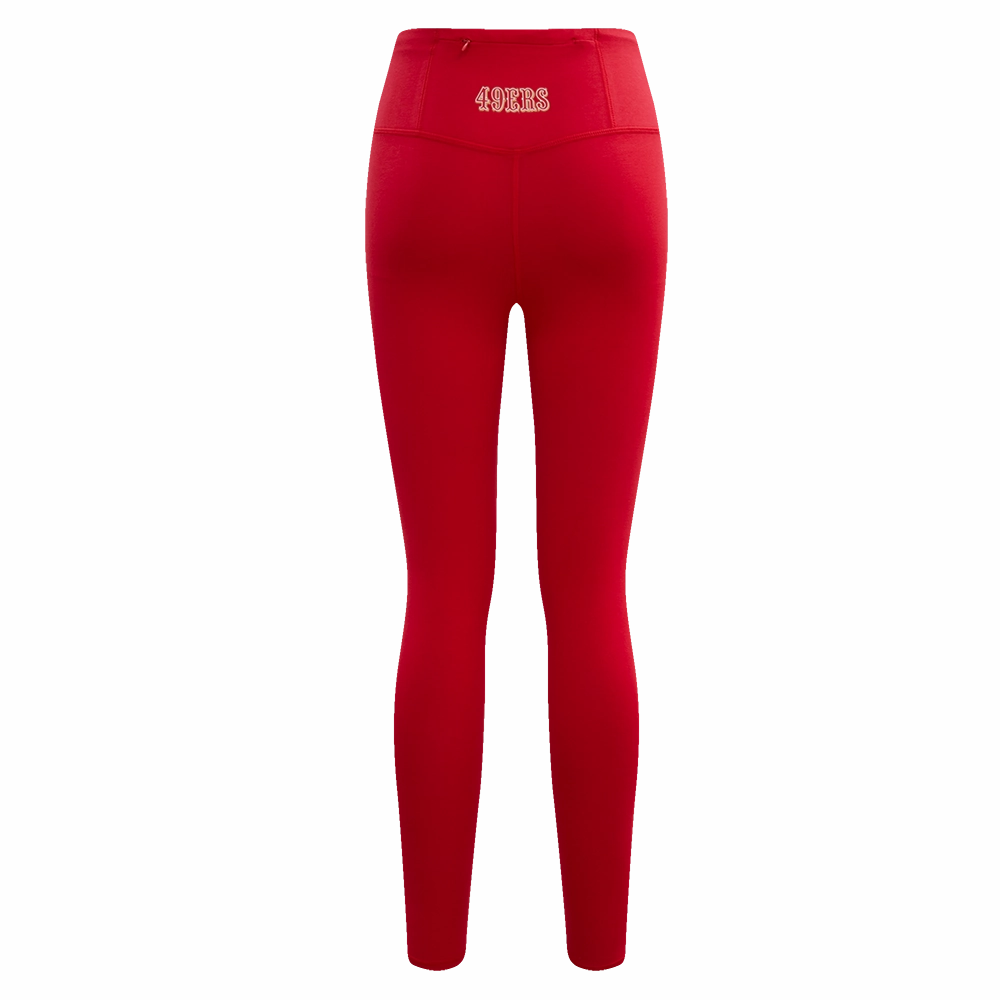 NFL SAN FRANCISCO 49ERS CLASSIC JERSEY LEGGING (RED)